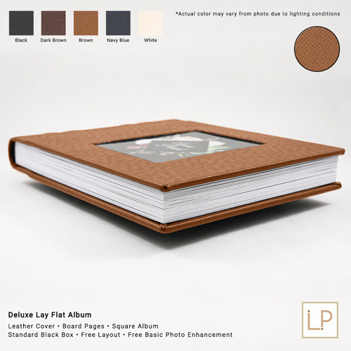 Rectangle Deluxe Album - Brown