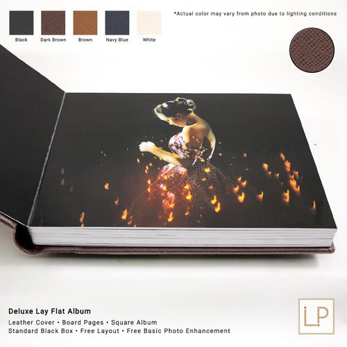Rectangle Deluxe Album - Dark Brown