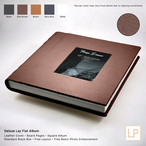 Square Deluxe Album - Dark Brown