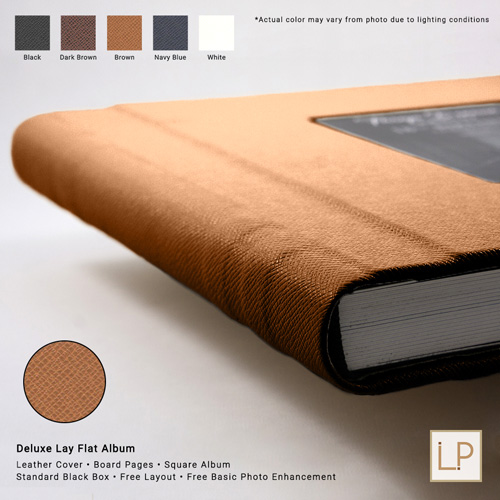 Square Deluxe Album - Brown