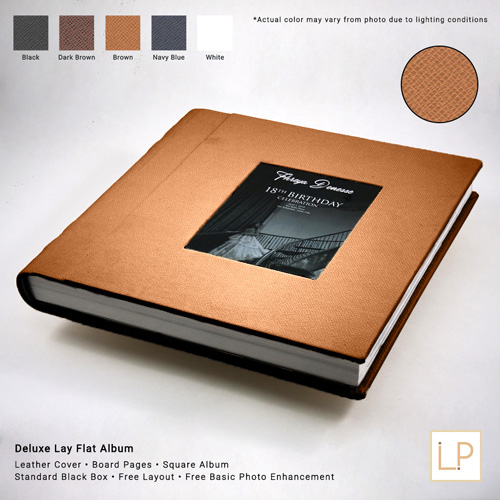 Square Deluxe Album - Brown
